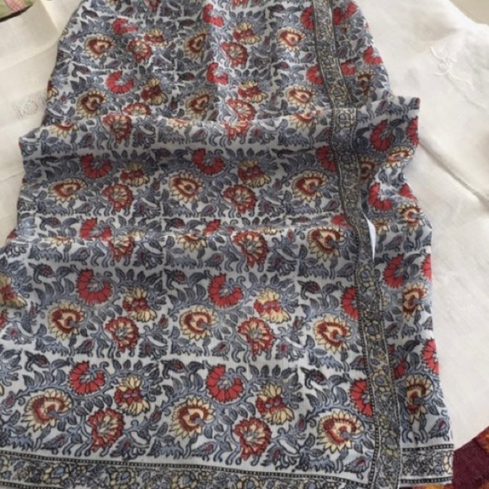 Mid length wrap skirt